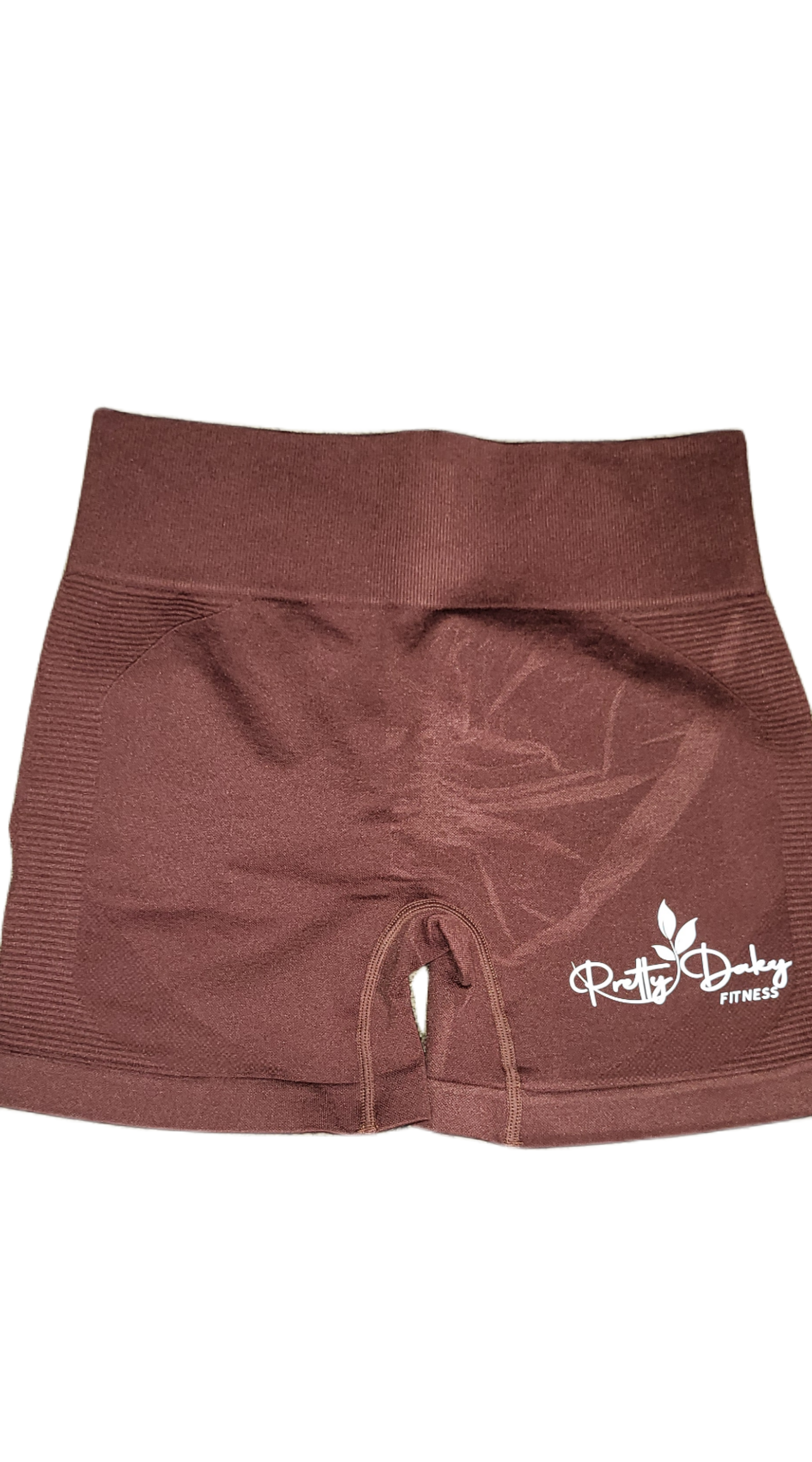 Chocolate Brown Butt Lifting High Waisted Workout Shorts – PrettyDaky
